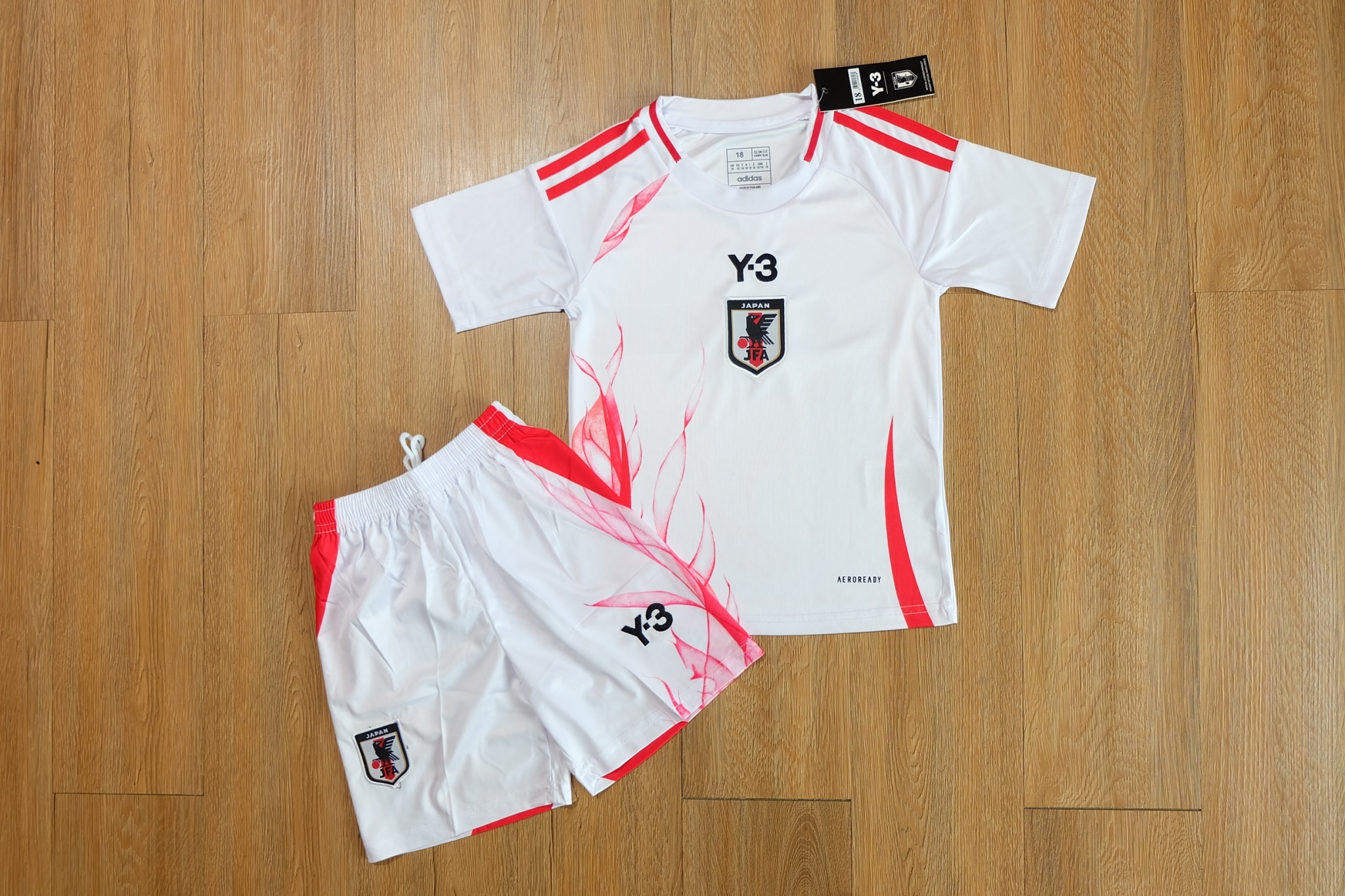 ชุดฟุตบอลเด็ก – ทีมชาติญี่ปุ่น สีขาว Fans Edition เกรดแฟนบอล 2024
