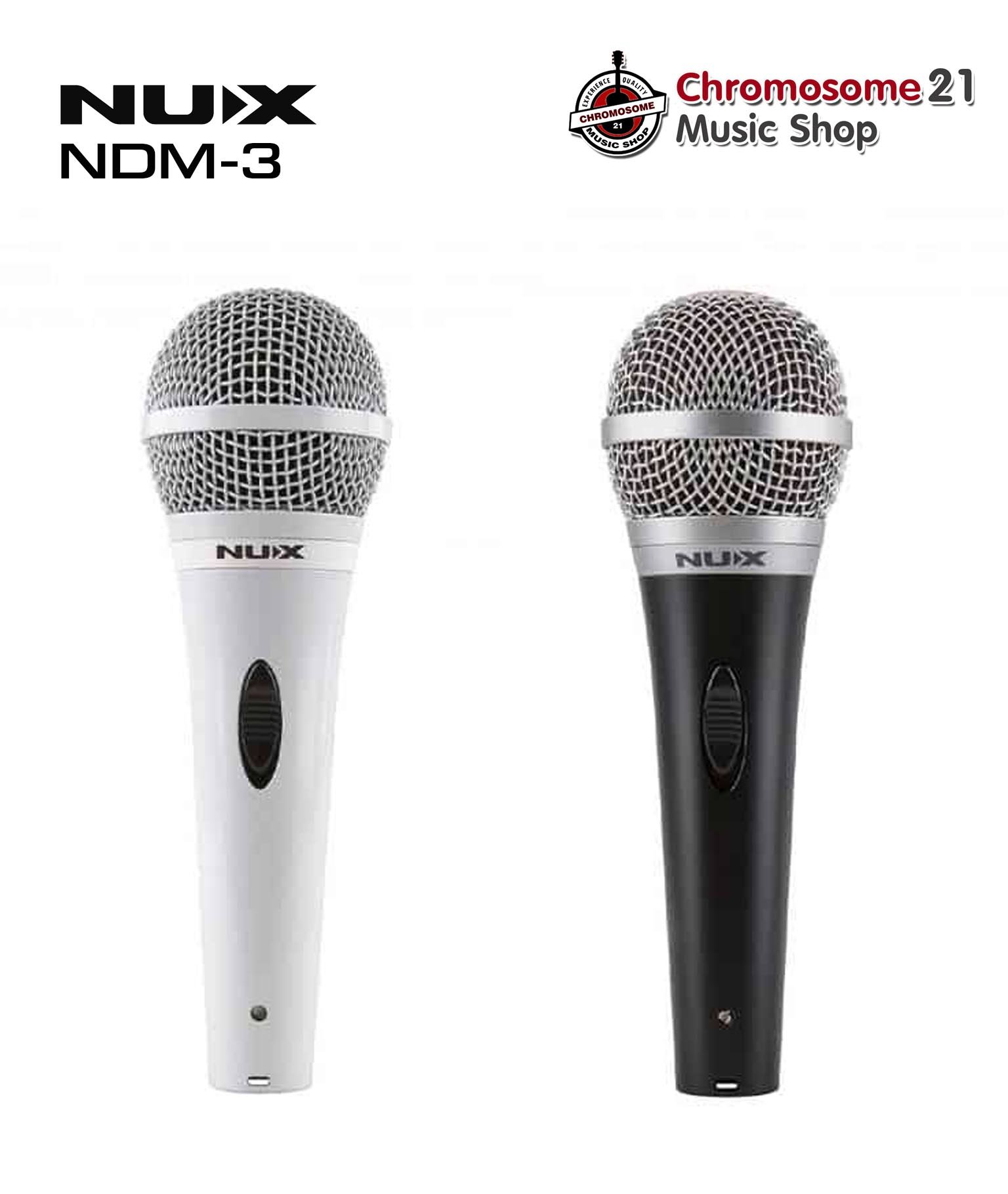 NUX NDM-3 ไมโครโฟน มี2สี สีขาว,สีดำ