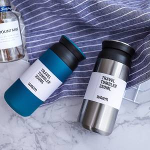 กระบอกน้ำพร้อมพิมพ์ ขนาด 350 mL. ไม่มีขั้นต่ำ (ฝาเรียบ)