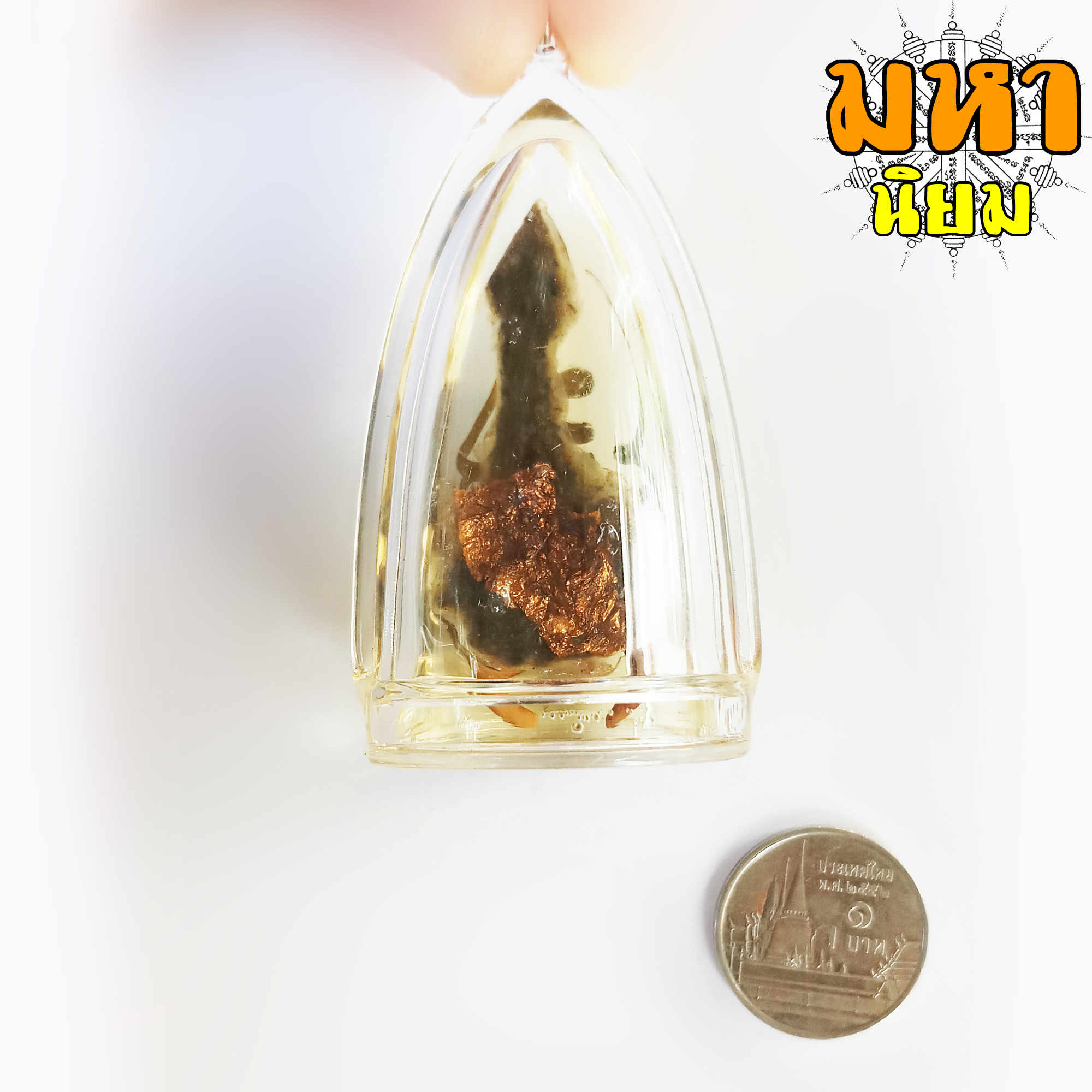 เดือยงูเหลือม ปิดทอง แช่มันว่าน เลี่ยมกรอบอย่างดี (ไม่สามารถเปิดเผยแหล่งที่มาได้)