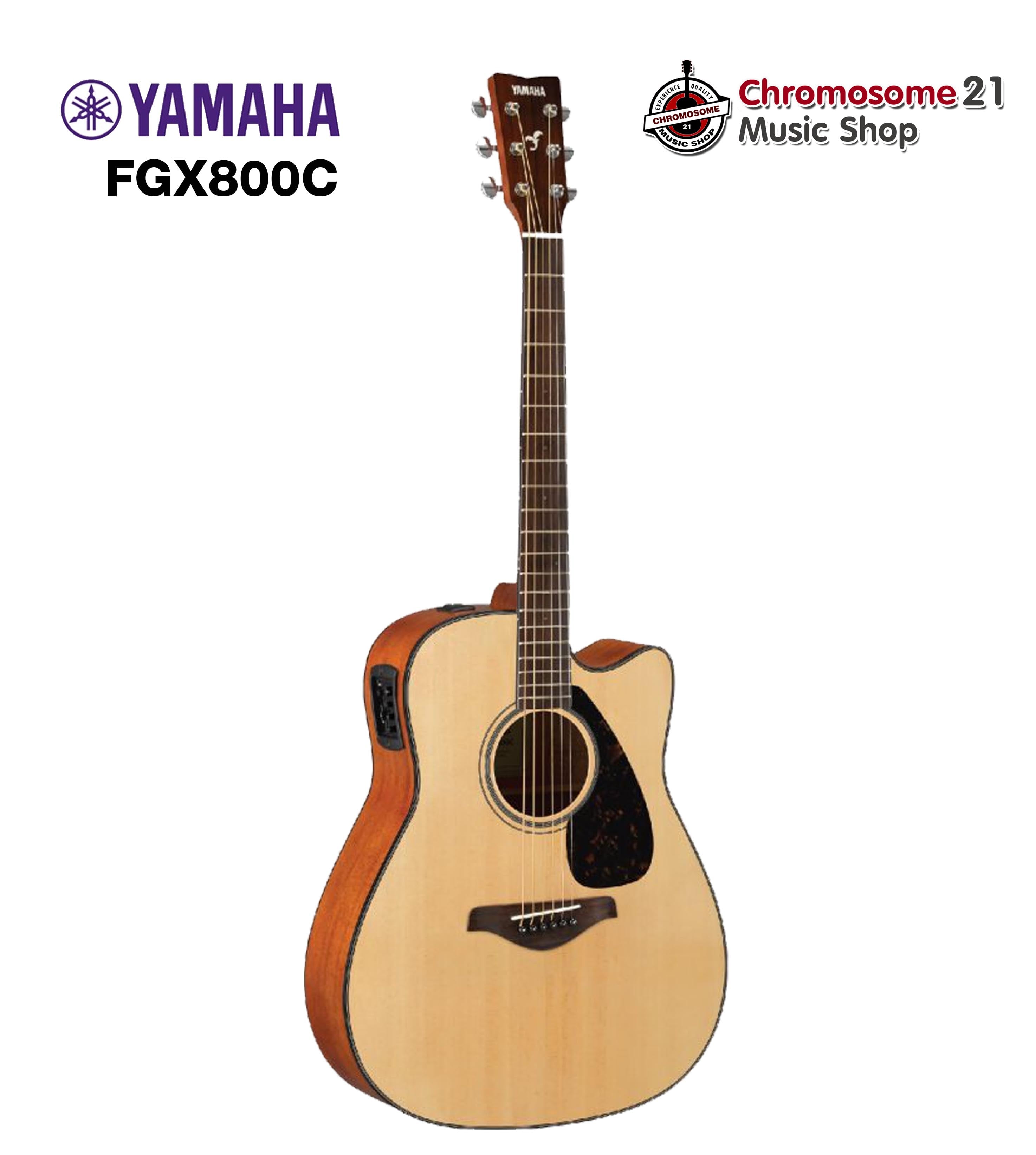 กีตาร์โปร่งไฟฟ้า Yamaha FGX800C