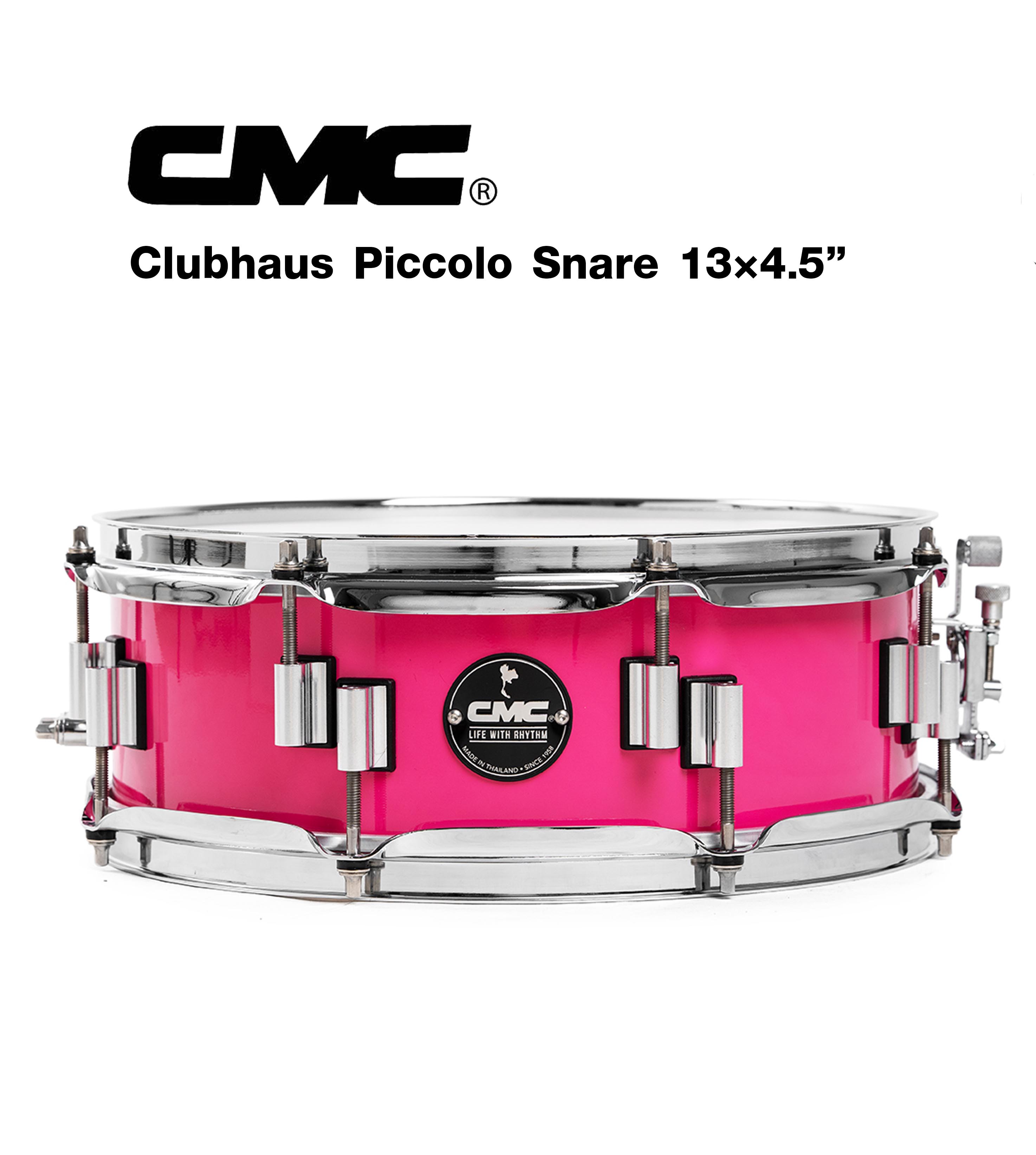 สแนร์ CMC Clubhaus Piccolo 13x4.5 รุ่น CMSN–CHP1345–PINK [Bright Pink/สีชมพู]