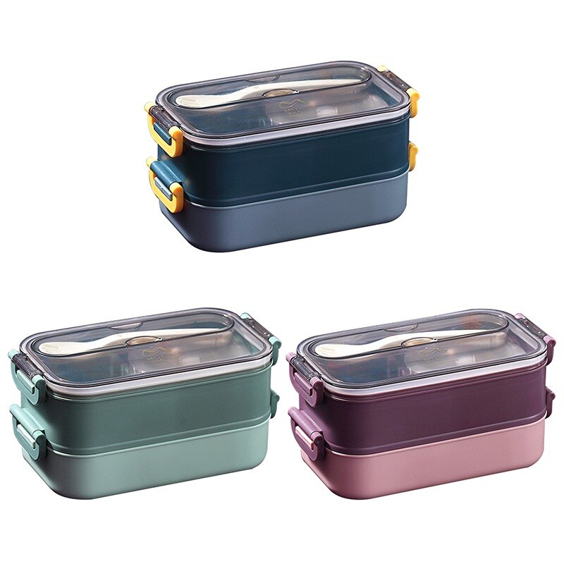 กล่องข้าว 2 ชั้น (รหัส SPZZ-054)