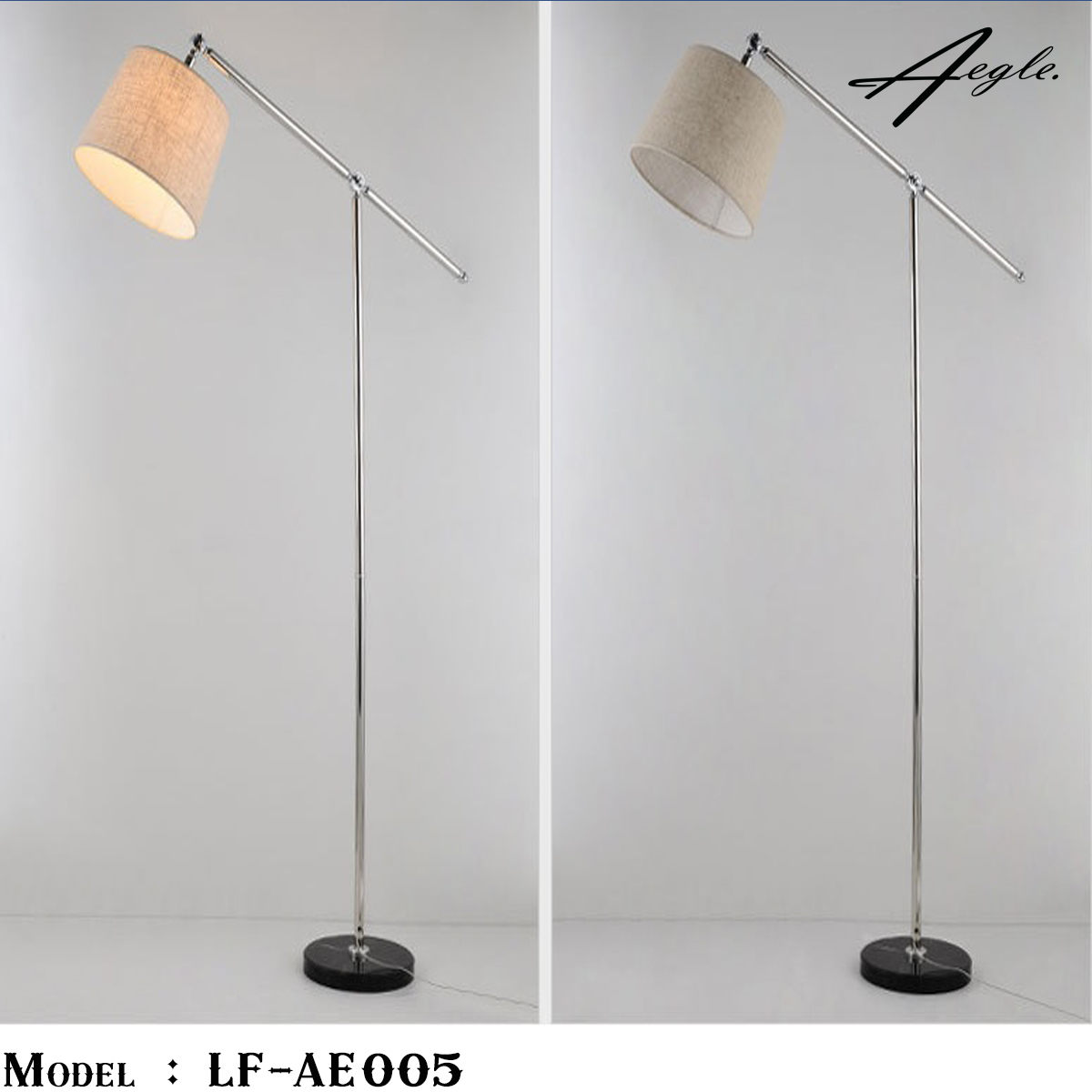 โคมไฟตั้งพื้นโป๊ะผ้า Modern minimalist