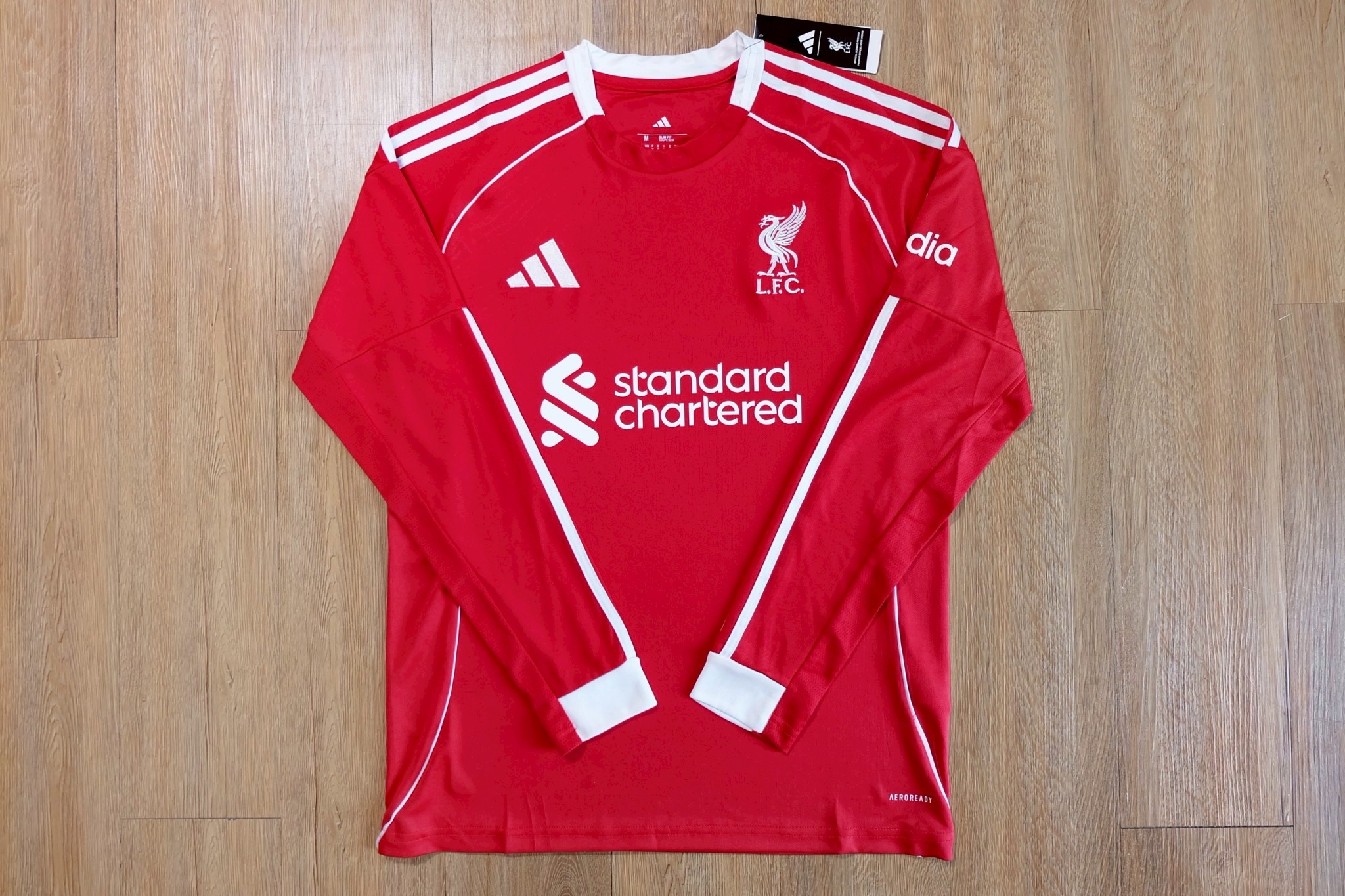 มาใหม่เสื้อฟุตบอล ลิเวอร์พูล เเขนยาว เกรดแฟนบอล 2025