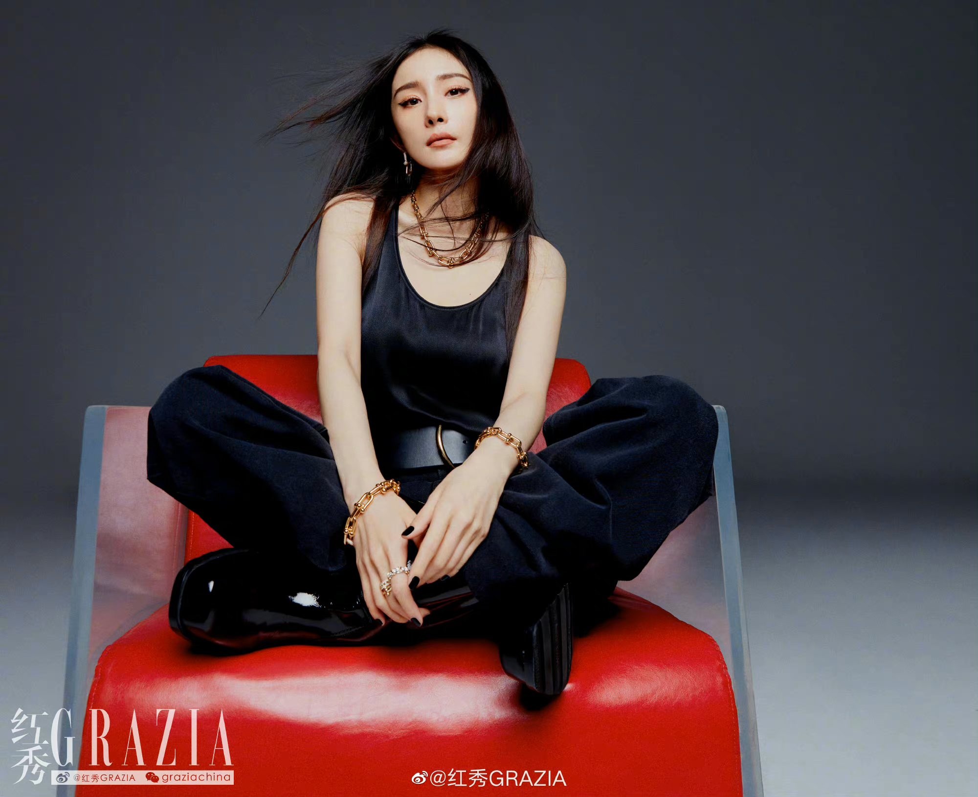 Pre - นิตยสาร GRAZIA หยางมี่ YangMi 2023+โปสเตอร์