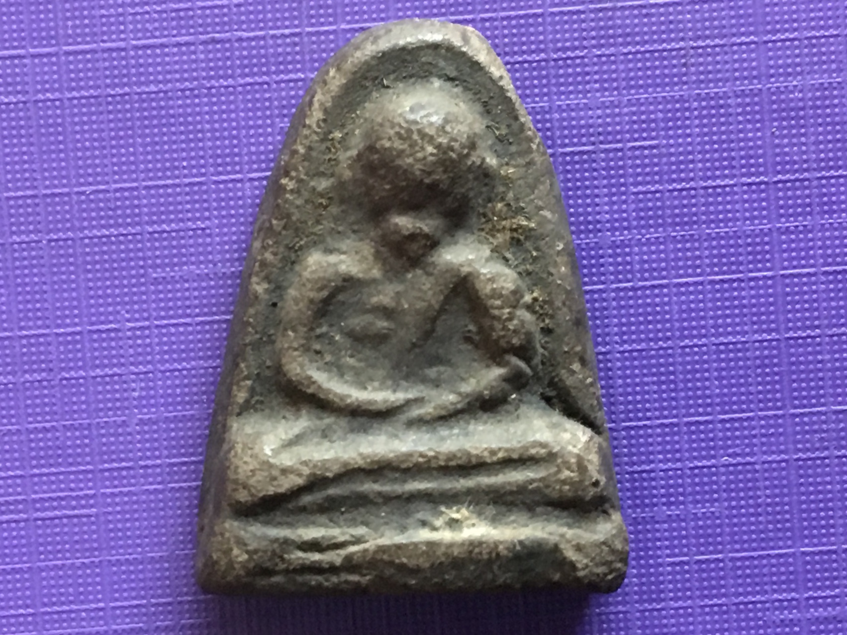 พระผงรูปเหมือนหลวงพ่อรุ่ง วัดบางแหวน ปี2500