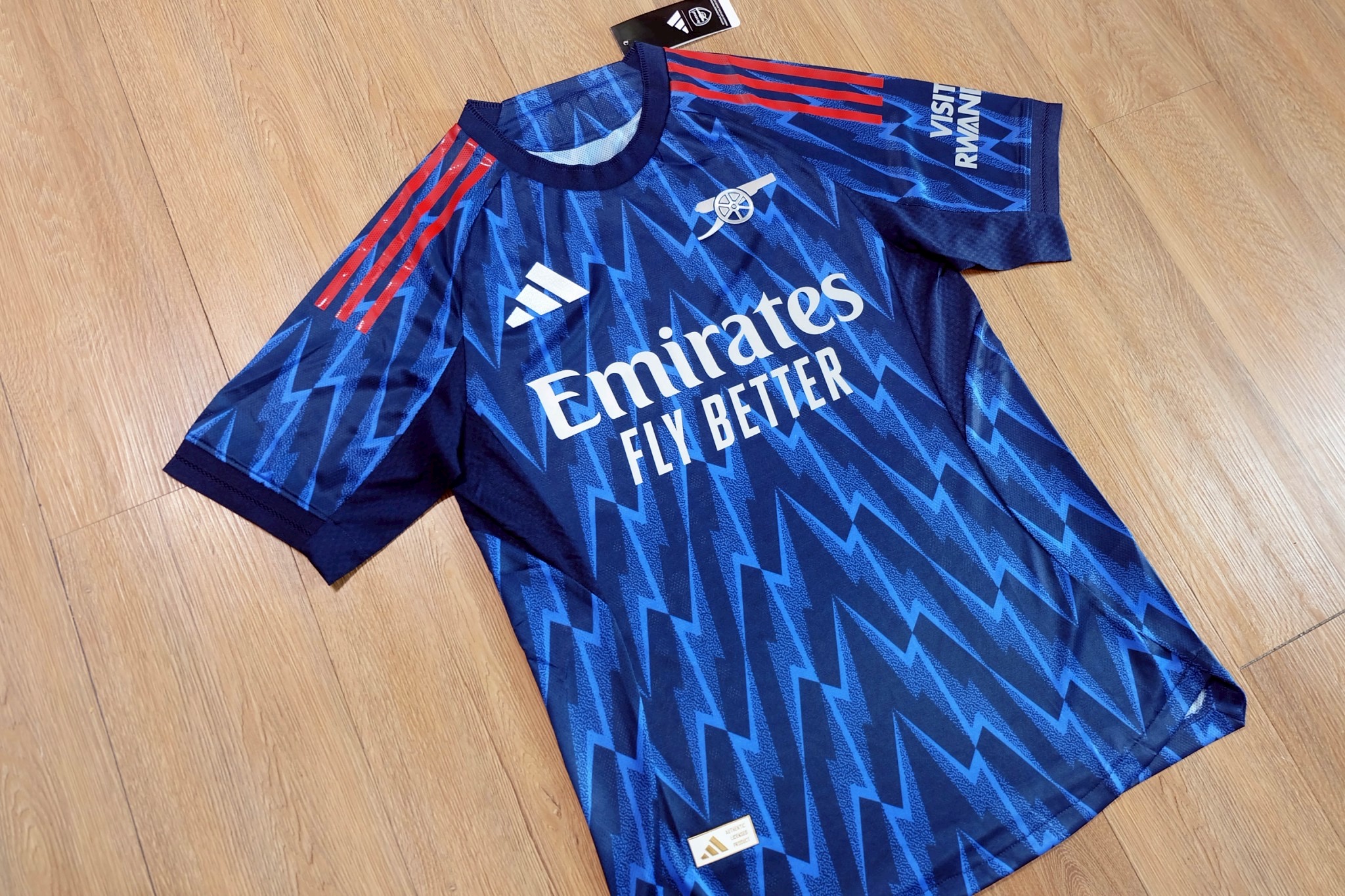 2025-26 เสื้อฟุตบอลอาร์เซนอล สีน้ำเงิน สำหรับผู้ชาย Player Edition เกรดนักเตะ Size S-2XL