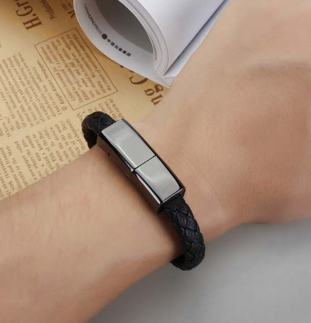 สายรัดข้อมือ Type C/Android/Iphone สายชาร์จข้อมูล USB