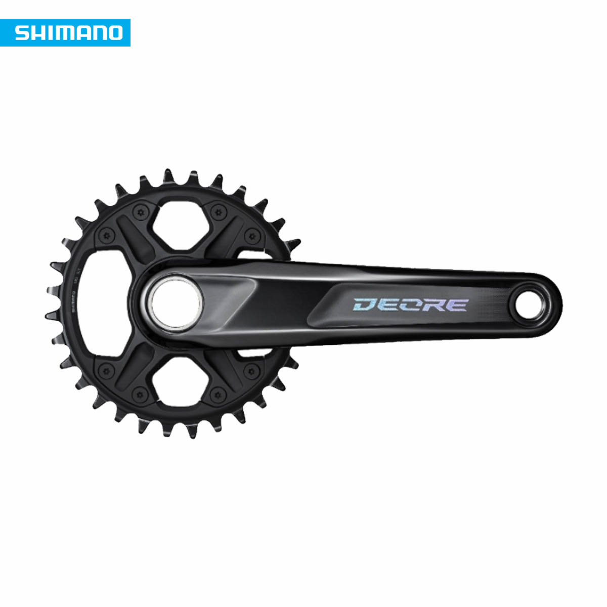 จานหน้าจักรยานเสือภูเขา 12 สปีด Shimano Deore FC-M6100-1