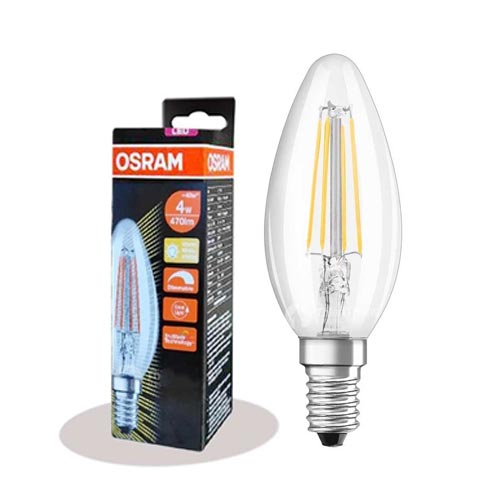 หลอดไฟ LED 4W OSRAM VALUE FILAMENT DIM E14