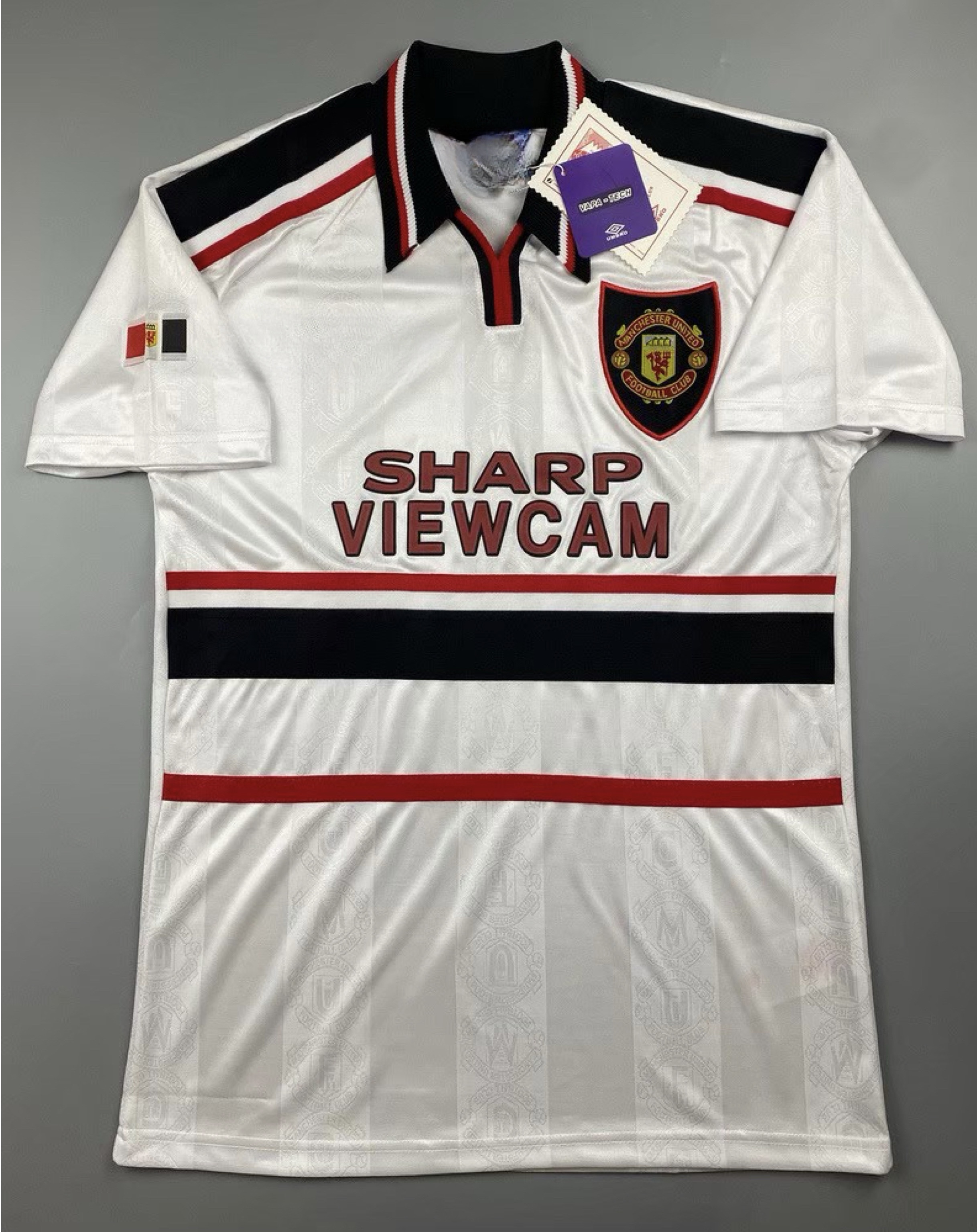 RETRO เสื้อฟุตบอลย้อนยุค แมนยู Away เยือน 1997/99