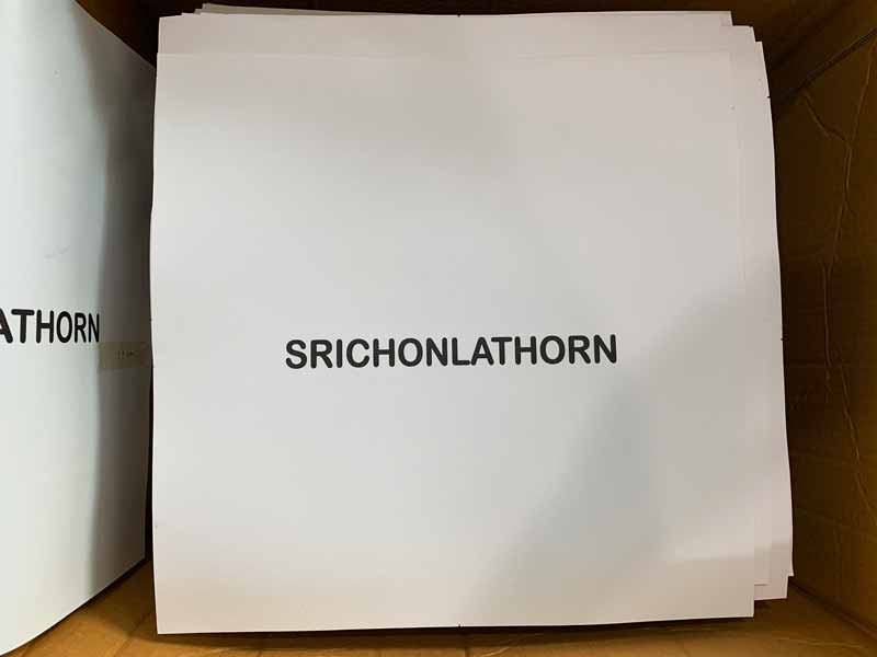 สกรีนหนัง สกรีนหนังอัดลาย พิมพ์หนังหนัง texture 4 สี