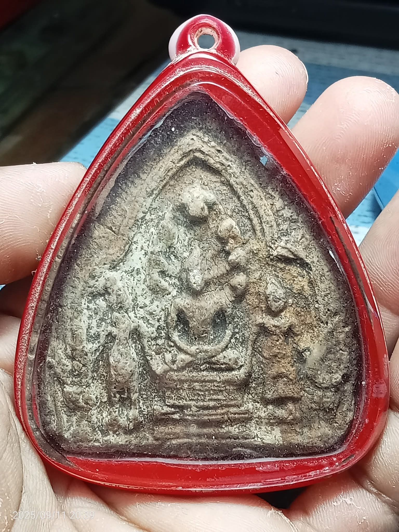 พระนารายณ์ทรงปืนเนื้อดิน กรุวัดพระศรีมหาธาตุ ลพบุรี