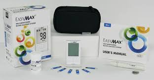 เครื่องตรวจน้ำตาลในเลือด (Blood Glucose Monitor) ยี่ห้อ Easy Max Mini แถม เข็มเจาะ10ชิ้น+ แถบตรวจ 50ชิ้น