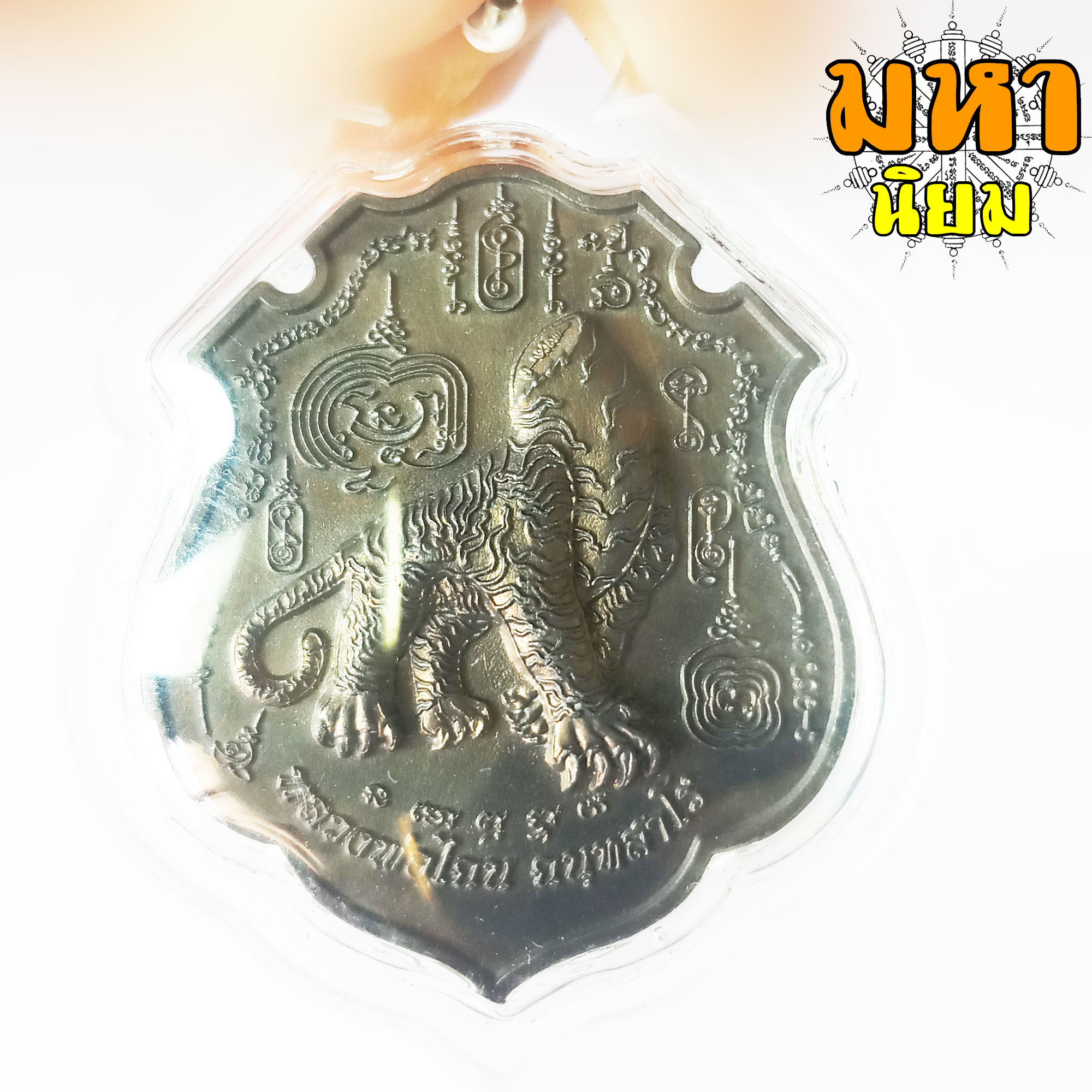 เหรียญเสือหัวขาด 5 พยัคฆ์สยบไพรรี หลวงพ่อไฉน ฉนฺทสาโร วัดสังฆปรีดี จ.ขอนแก่น เนื้อนวะโลหะ เลี่ยมกรอบอย่างดี