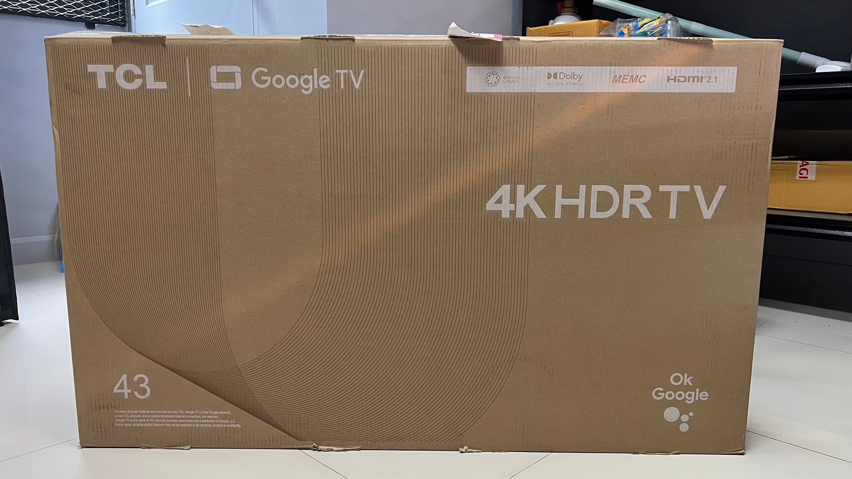 TCL ทีวี P735 UHD LED (43", 4K, Android, ปี 2022)