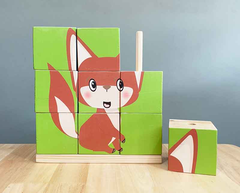 พิมพ์บล๊อกไม้ พิมพ์ของเล่นไม้