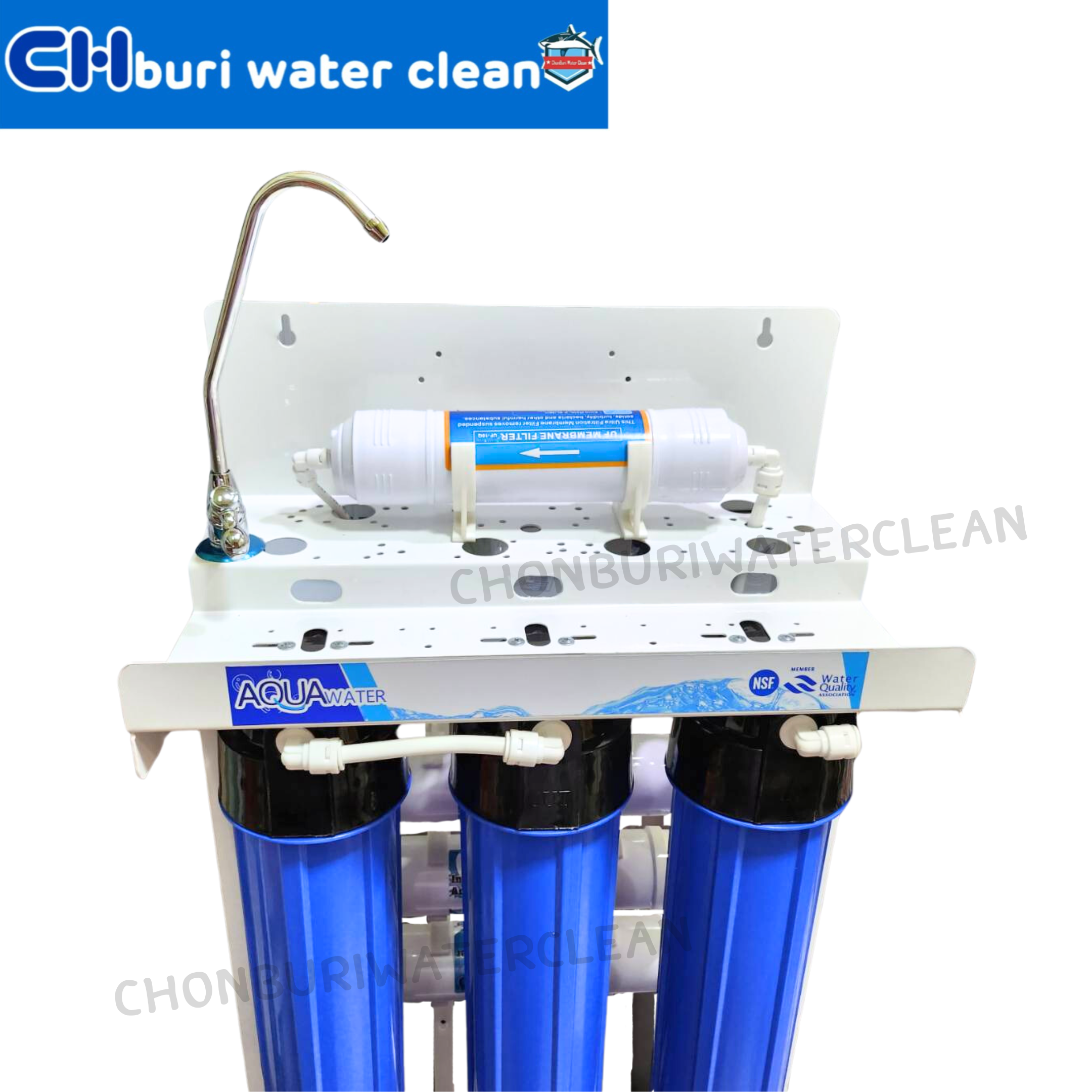 เครื่องกรองน้ำดื่ม แบบอันเตอร์ซิงค์ ระบบ UF รุ่น US-6UF-20F