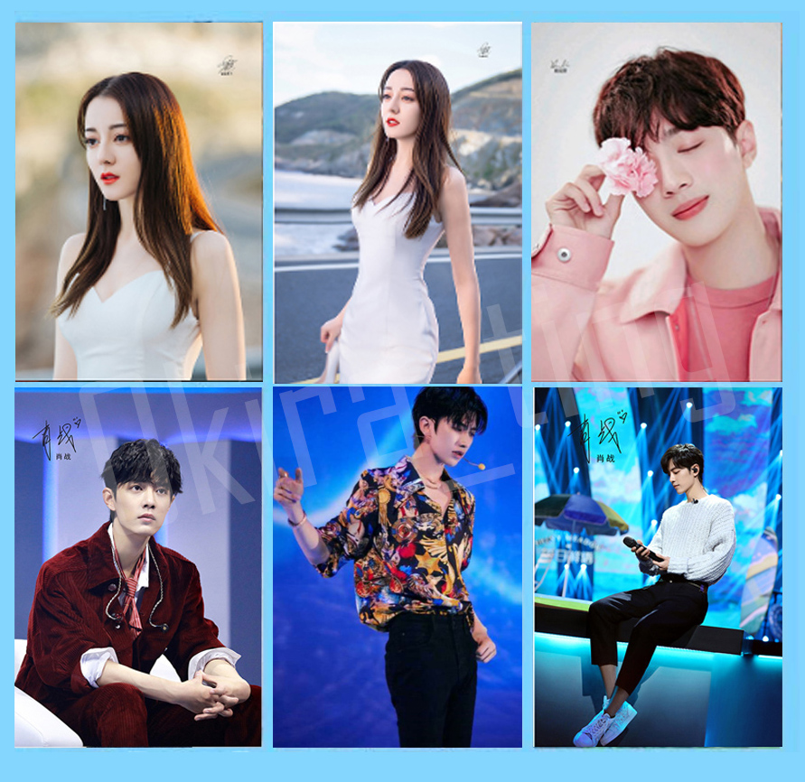 🔥 พร้อมส่งโปสเตอร์ ช่ายสวี่คุน ไลควานลิน ตี๋ลี่เร่อปา เซียวจ้าน 8 แผ่น A3🔥