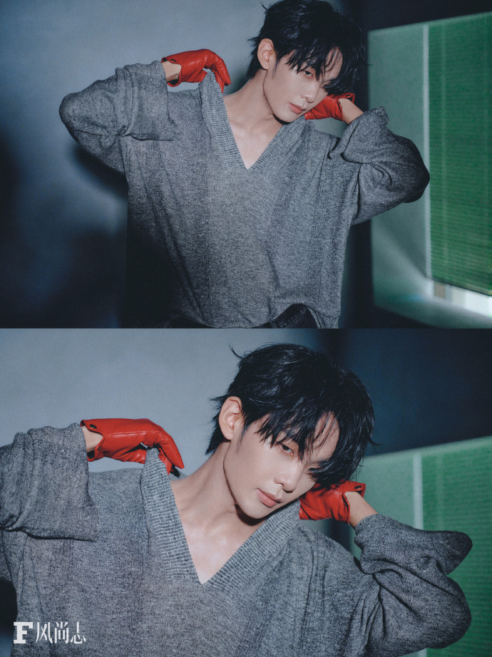 Pre - นิตยสาร F风尚志 หวังเฮ่อเหย่ 王赫野 WangHeye 2025 A/B/C+การ์ด+การ์ดโพลารอยด์