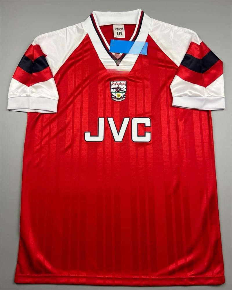 RETRO เสื้อฟุตบอลย้อนยุค Arsenal Home อาเซน่อล เหย้า 1992/94