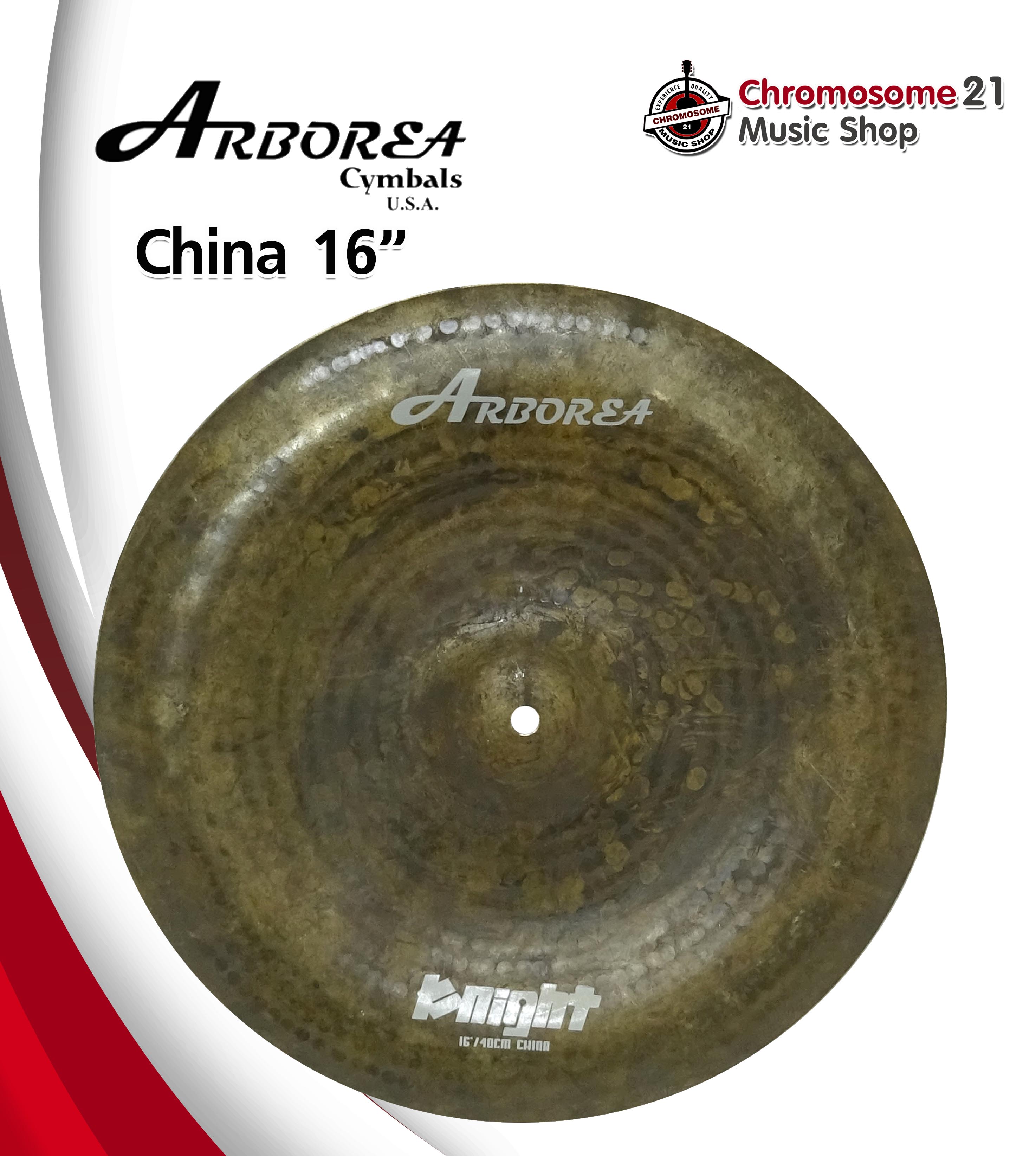 ฉาบ China Arborea Knight KT-16CH ขนาด 16 นิ้ว แบบ China