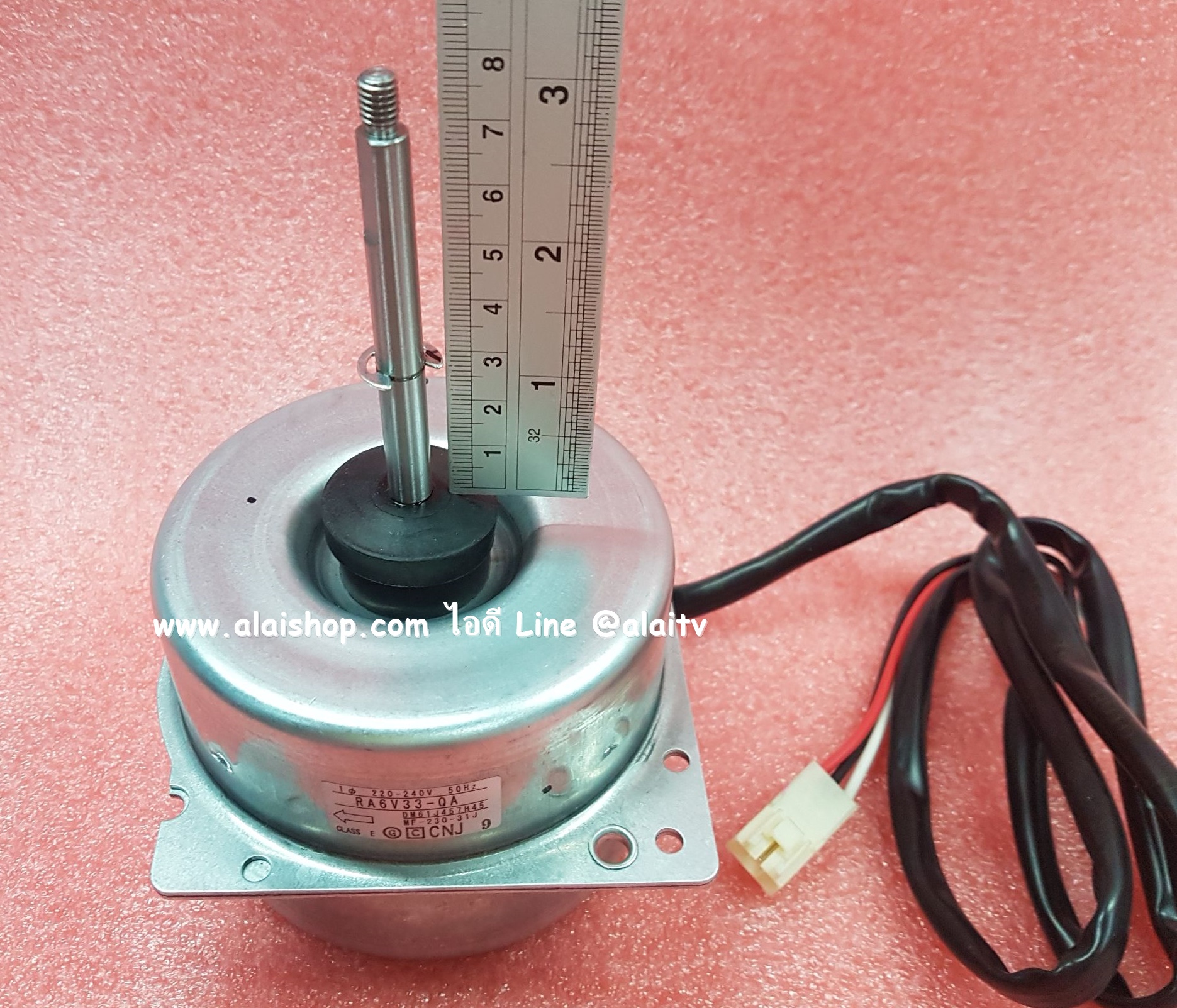 มอเตอร์พัดลมคอล์ยร้อนแอร์มิตซูบิชิ /อะไหล่แอร์เครื่องปรับอากาศ