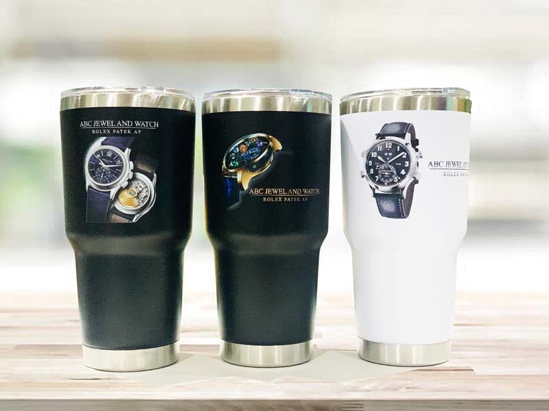 แก้วเก็บความเย็น พิมพ์ภาพกราฟฟิก