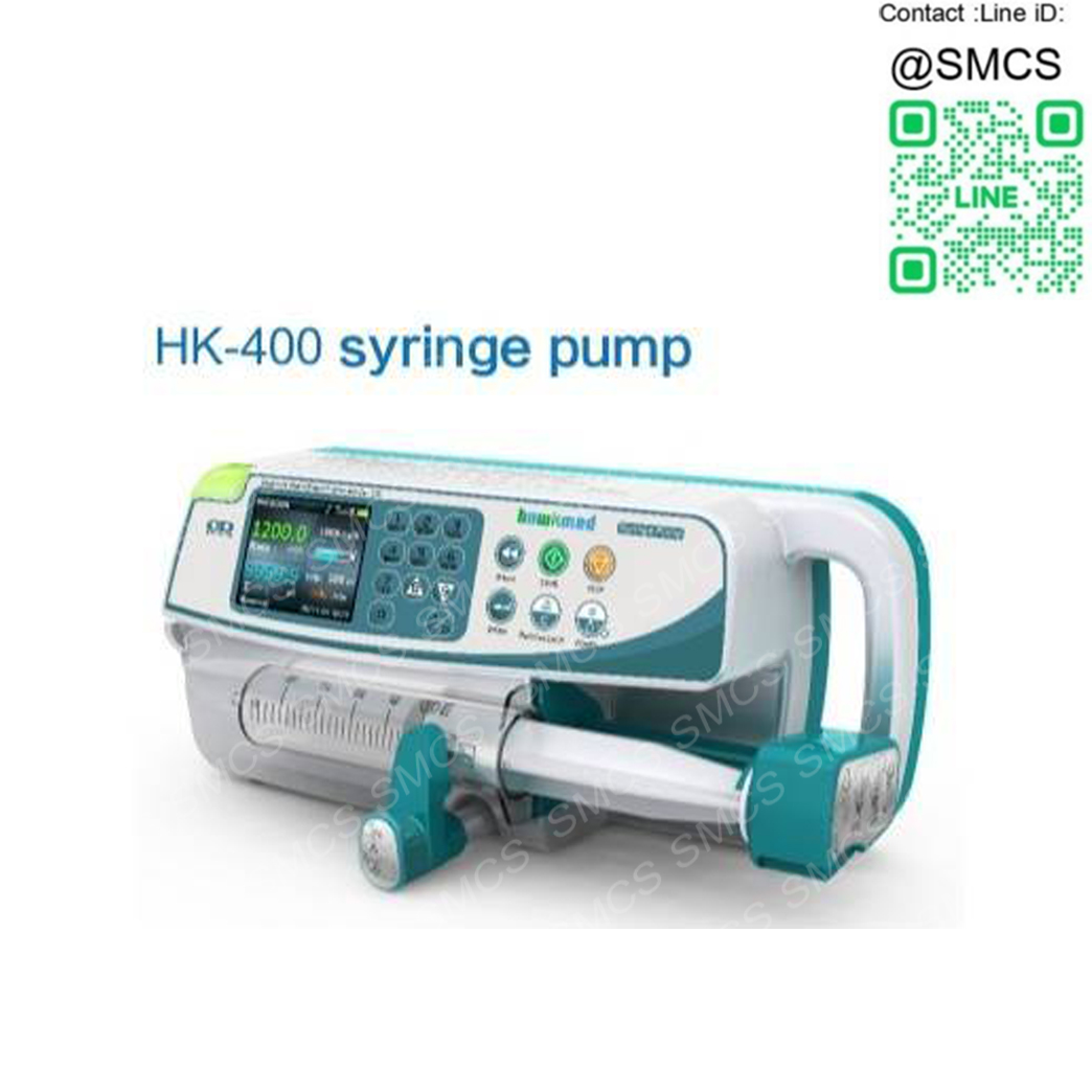เครื่องควบคุมการให้สารละลายด้วยกระบอกฉีดยา (SYRINGE PUMP) HK-400