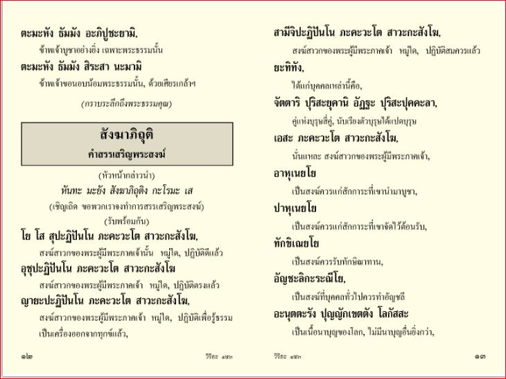 บทสวดมนต์แปล ทำวัตร เช้่า เย็น (453 )