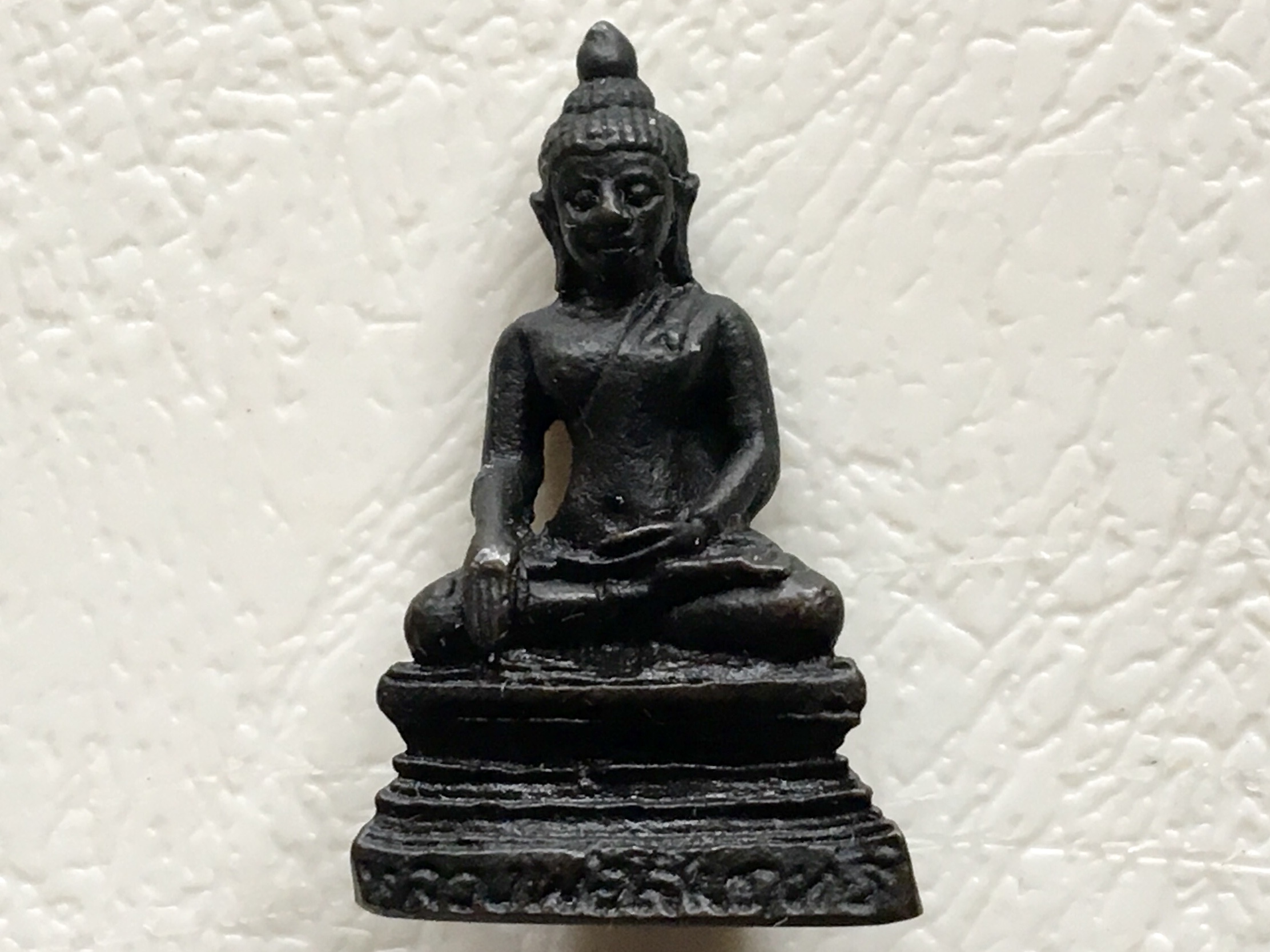 รูปปหล่อหลวงพ่อสัมฤทธิ์ วัดเขาสมอคอน ปี2520ก้นตอกยันต์ หลวงพ่อบุญมาปลุกเสก