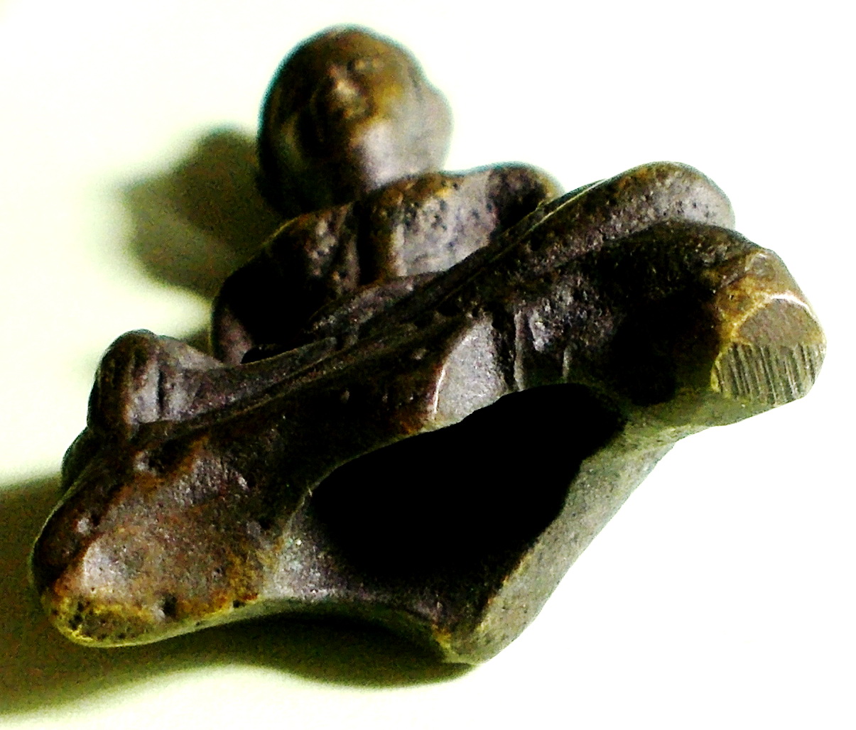 พระเชียงแสนสิงห์สาม เนื้อสัมฤทธิ์ ขนาดห้อยบูชา #lnw461