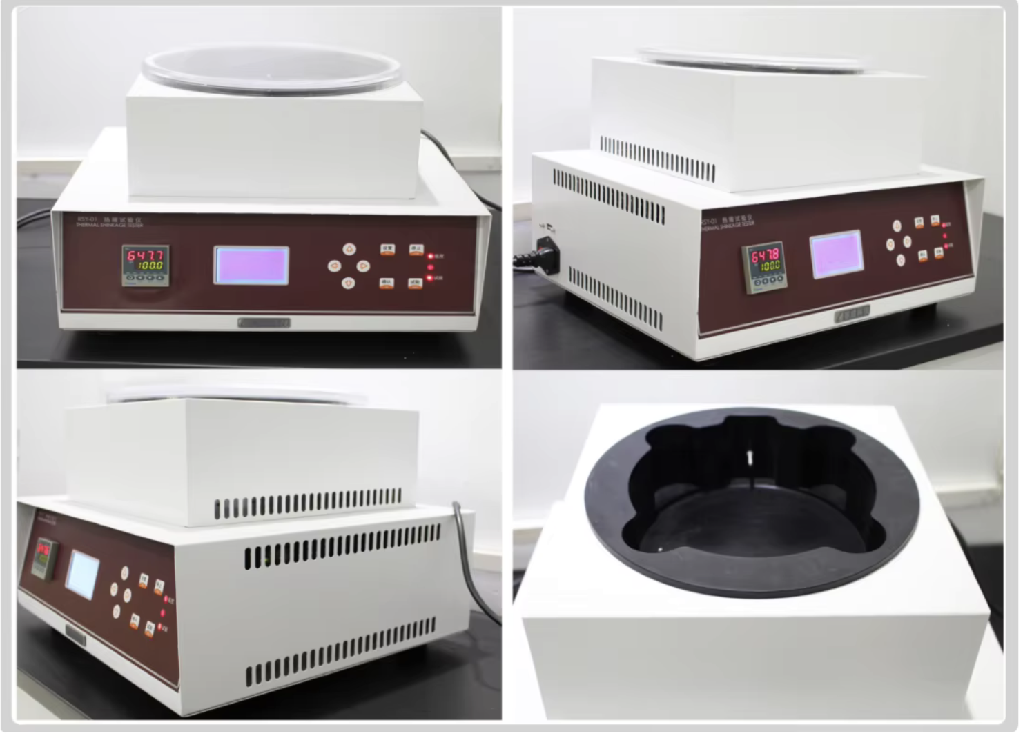 ISO 11501 / ASTM D2732 เครื่องทดสอบการหดตัวด้วยความร้อนของฟิล์มพลาสติก (Film Heat Force Shrink / Plastic Film Thermal Shrinkage Tester)