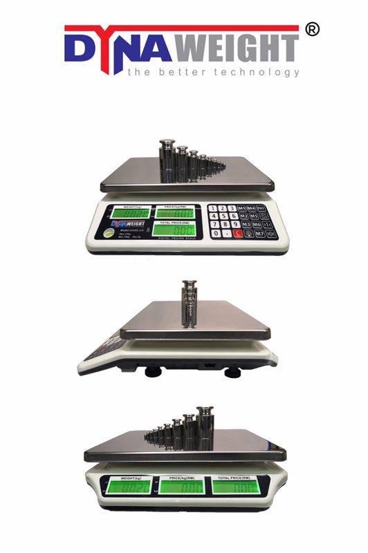 เครื่องชั่งคำนวณราคา รุ่น DW88-LCD