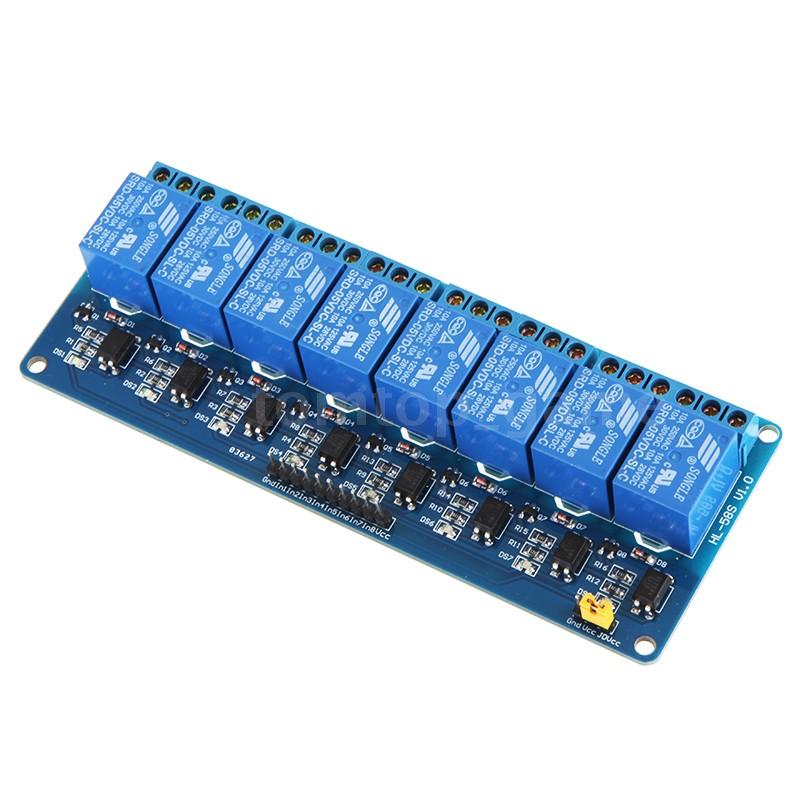 8 Channel Relay (10A) 5V Relay 8 ช่อง Module Board for Arduino PIC AVR MCU DSP ARM