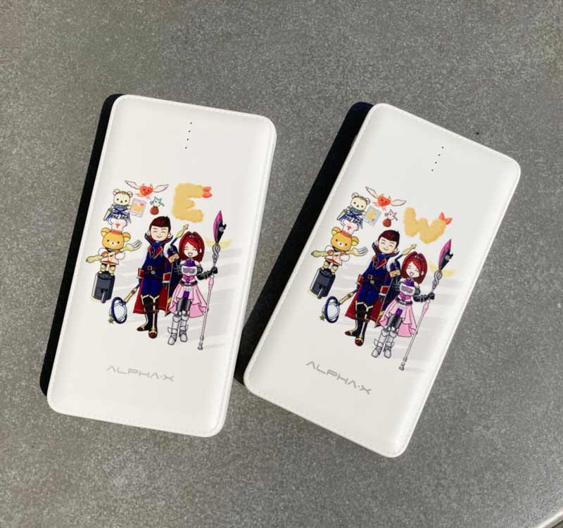 Power Bank แบตสำรอง รูปคู่ คู่จิ้น ลายการ์ตูนเกาหลี