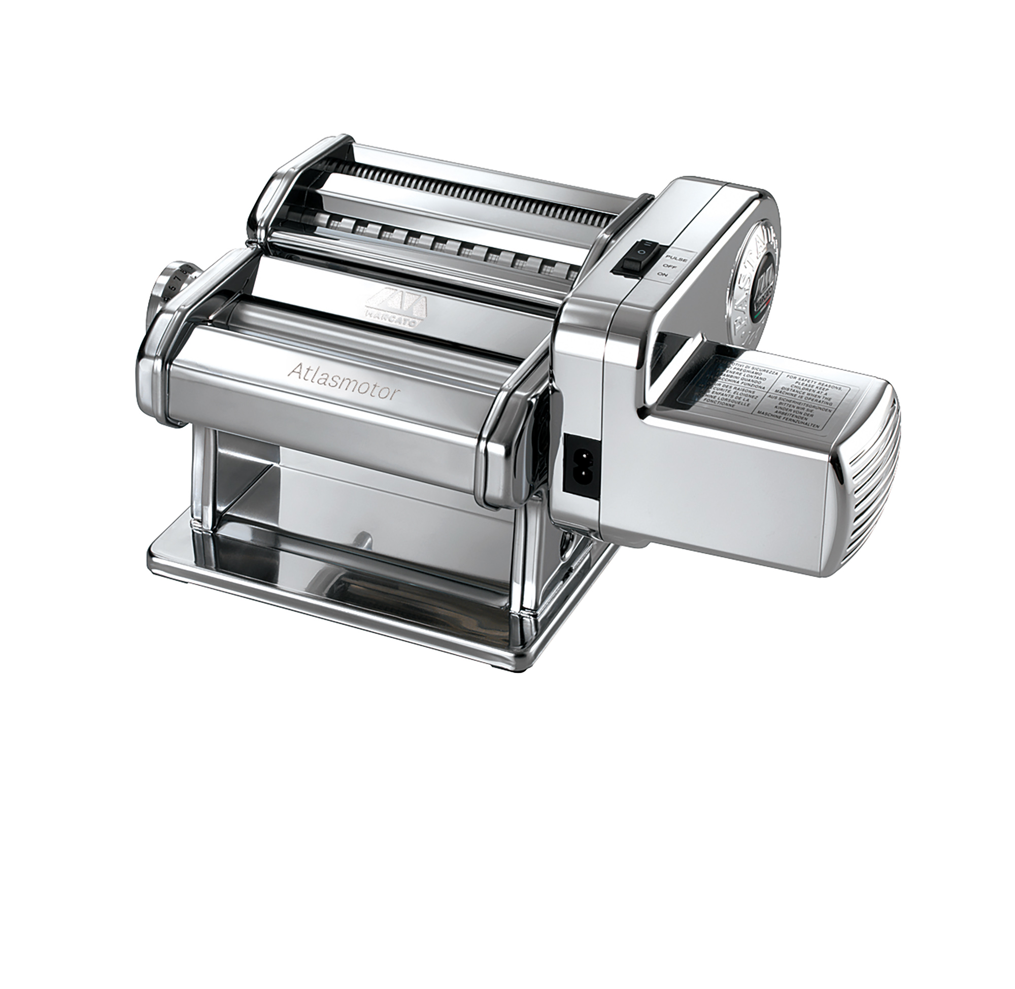 Marcato Atlas Motor เซตเครื่องรีดแป้งตัดเส้น Atlas 150 พร้อมมอเตอร์ไฟฟ้า