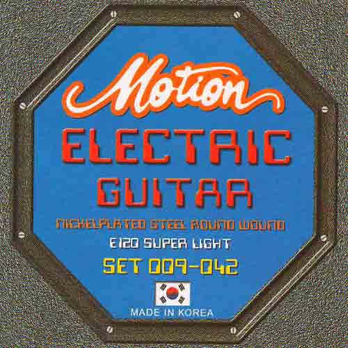 สายกีต้าร์ไฟฟ้าชุด Motion E120 Super Light เบอร์ 9
