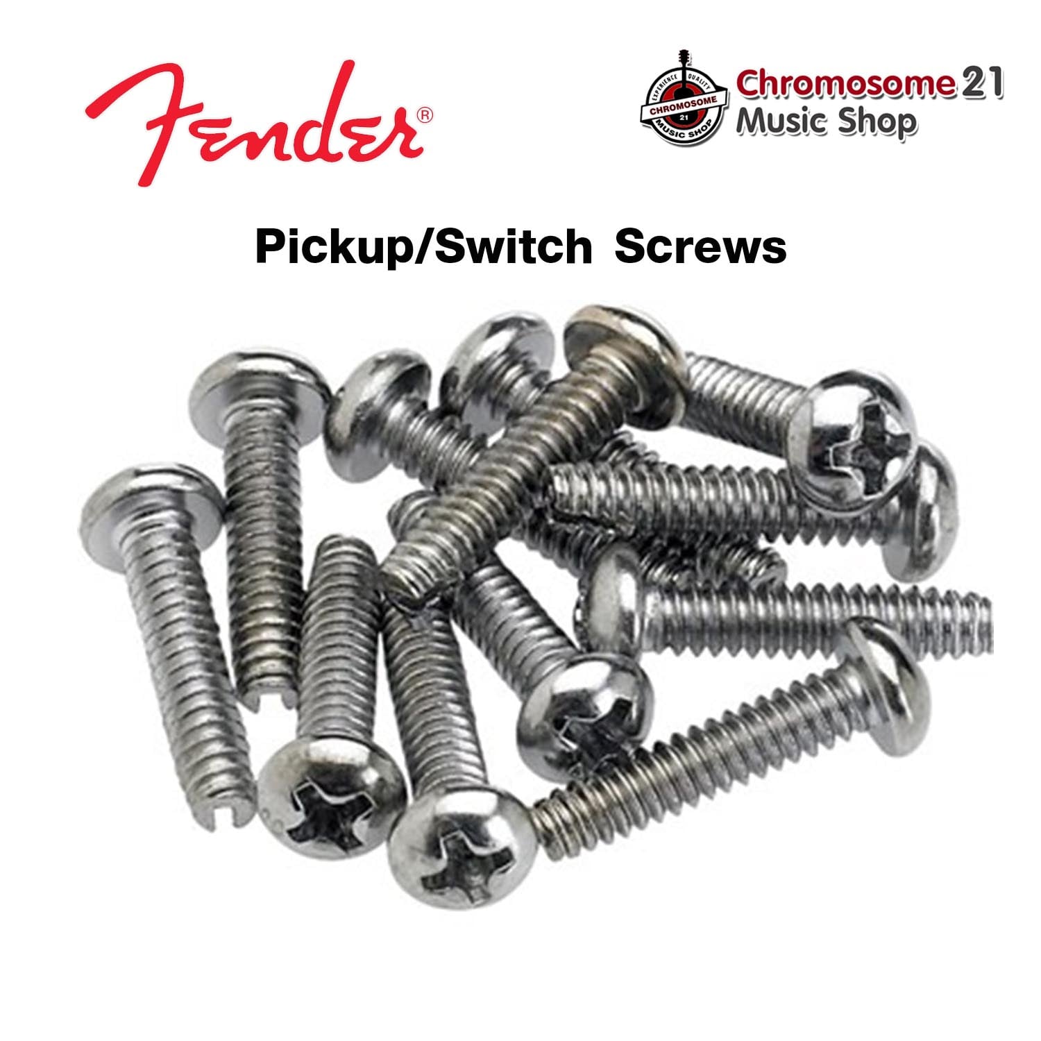 น็อตปิคอัพกีตาร์ Fender Pickup /Switch Screw (12)