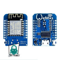 D1 mini - Mini NodeMcu 4M bytes (NodeMCU based ESP8266) + Free Pin Headers