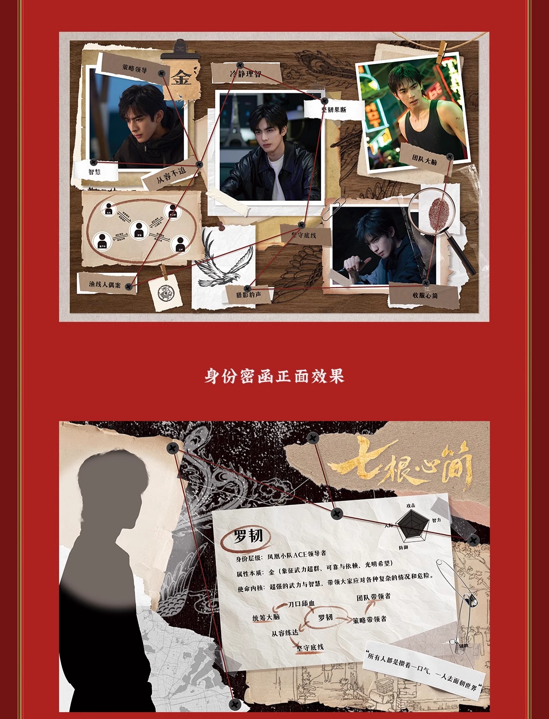 Pre - ชุดแฟ้มเอกสาร รูป เจ็ดคัมภีร์ผนึกมาร (Official Goods)/ซ่งเหว่ยหลง /หลิวฮ่าวฉุน(มู่ไต้)/อ๋าวรุ่ยเผิง