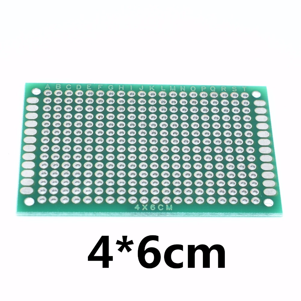 4x6cm 2.54mm Double Side Prototype PCB DIY