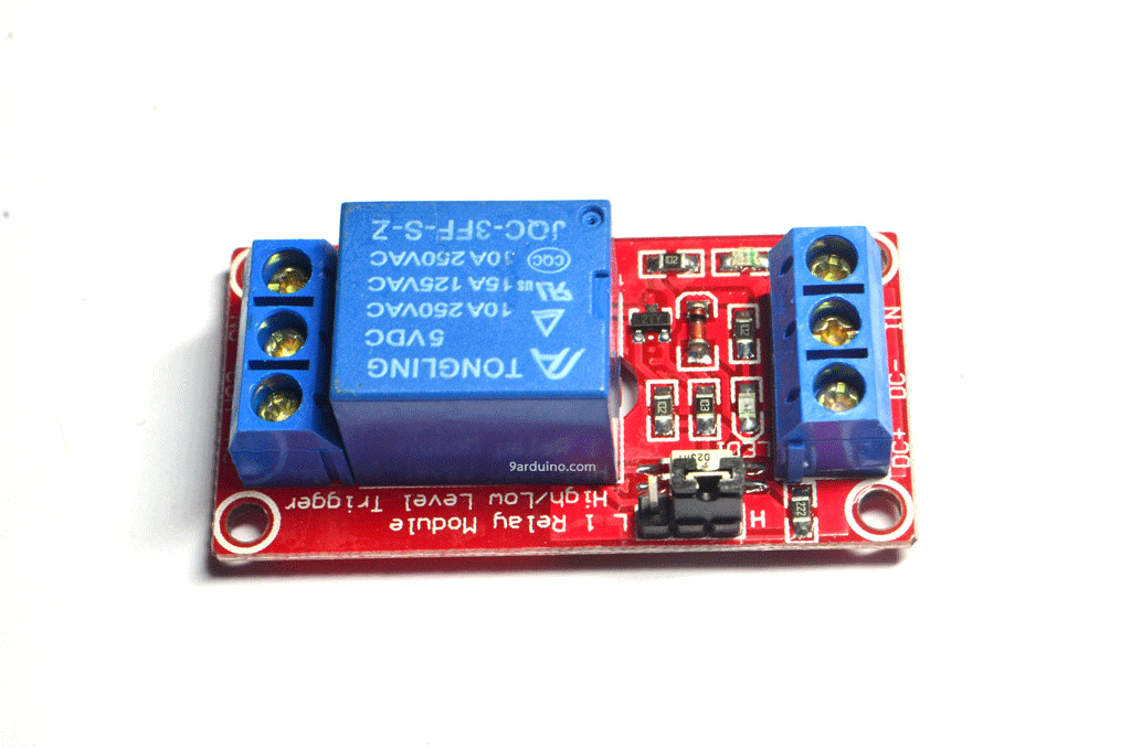 Module รีเลย์ Relay 12V 1 Channel (สีแดง) Isolation High And Low Trigger