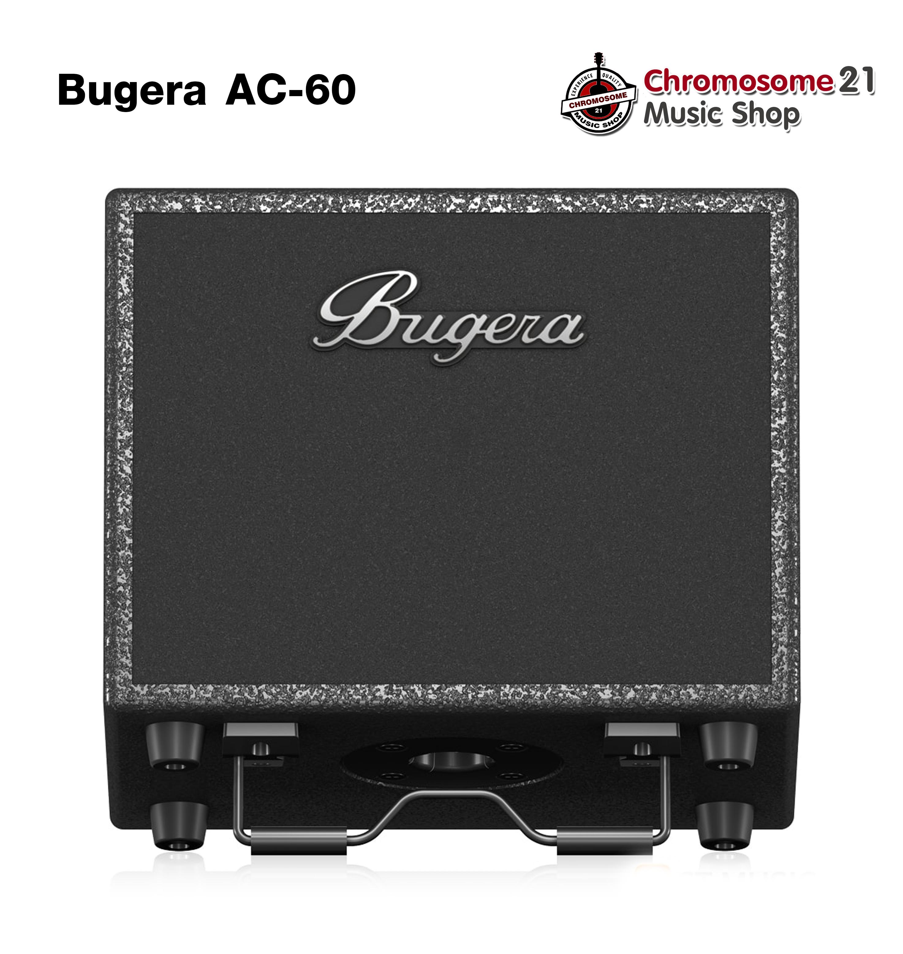 แอมป์อคูสติก Bugera AC-60 ขนาดกำลังวัตต์ 60-Watt 2 ช่องเสีนบ มาพร้อมลำโพง Turbosound และชุดอีคิว Klark Teknjk