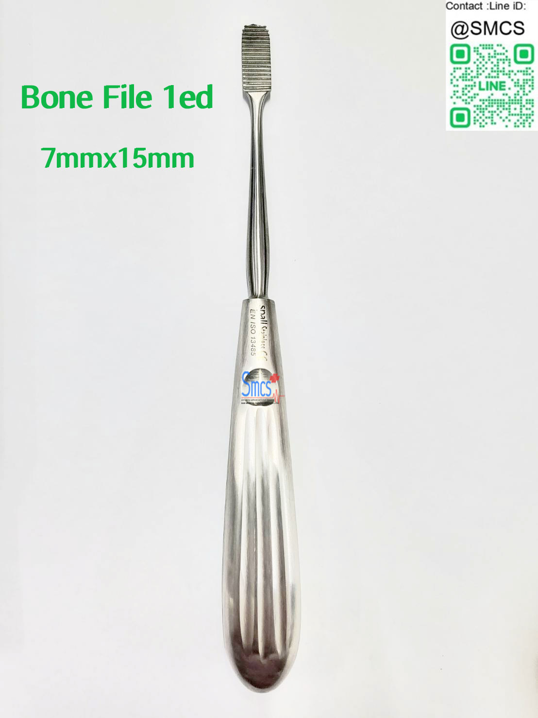 ตะไบ 1ด้าน Bone File 1ed 18cm (7mmx15mm)