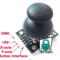 PS2 XY Joystick Module , Arduino Joystick จอยสติ๊ก
