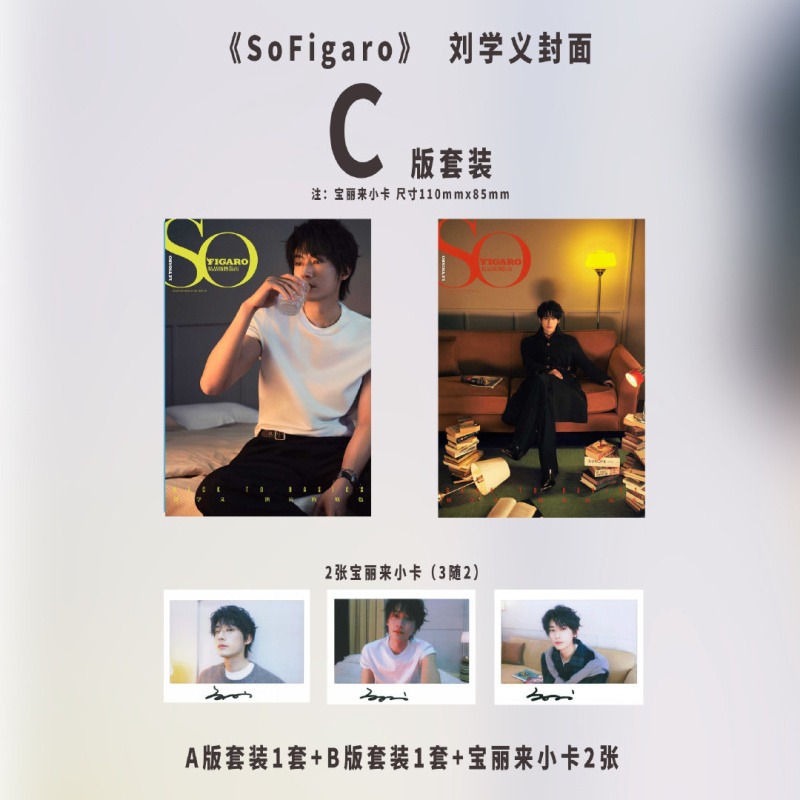 Pre - นิตยสาร SoFigaro หลิวเสวียอี้ LiuXueyi 刘学义 2025+การ์ด+โพลารอยด์