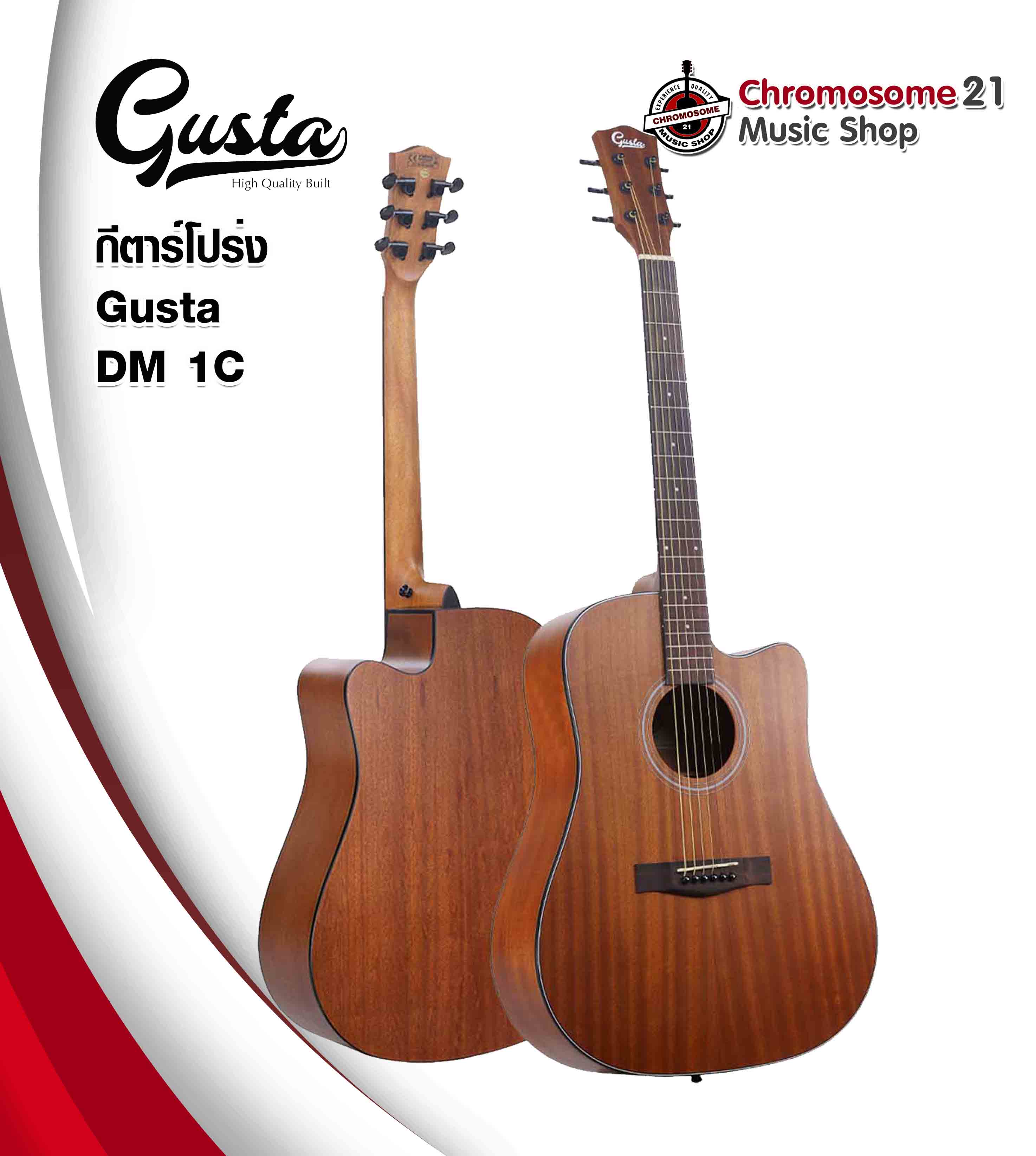 กีตาร์โปร่ง Gusta DM1C