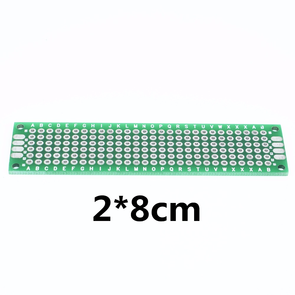 2x8CM 2.54mm Double Side Prototype PCB DIY